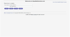 Desktop Screenshot of deadnetcentral.com